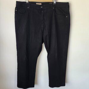 AG Adriano Goldschmied The Graduate Tailored Leg Jeans Men’s 38x32 Black Stretch
